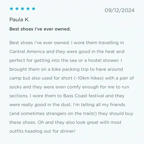 Native Unisex Jefferson slip on shoe. Size 10 Men size 12 women. Red with stars - Picture 9 of 12